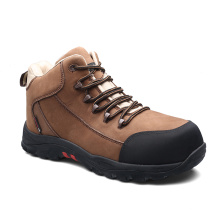 Advanced technology suede leather oilfield safety shoes